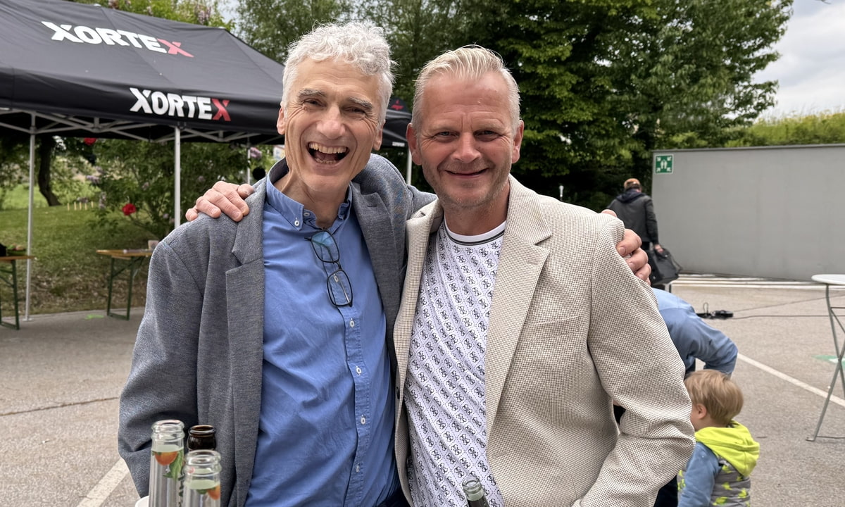 Johann Dobetsberger (ehem. GF TDZ) mit Günther Rabeder, Gründungsmitglied von XORTEX